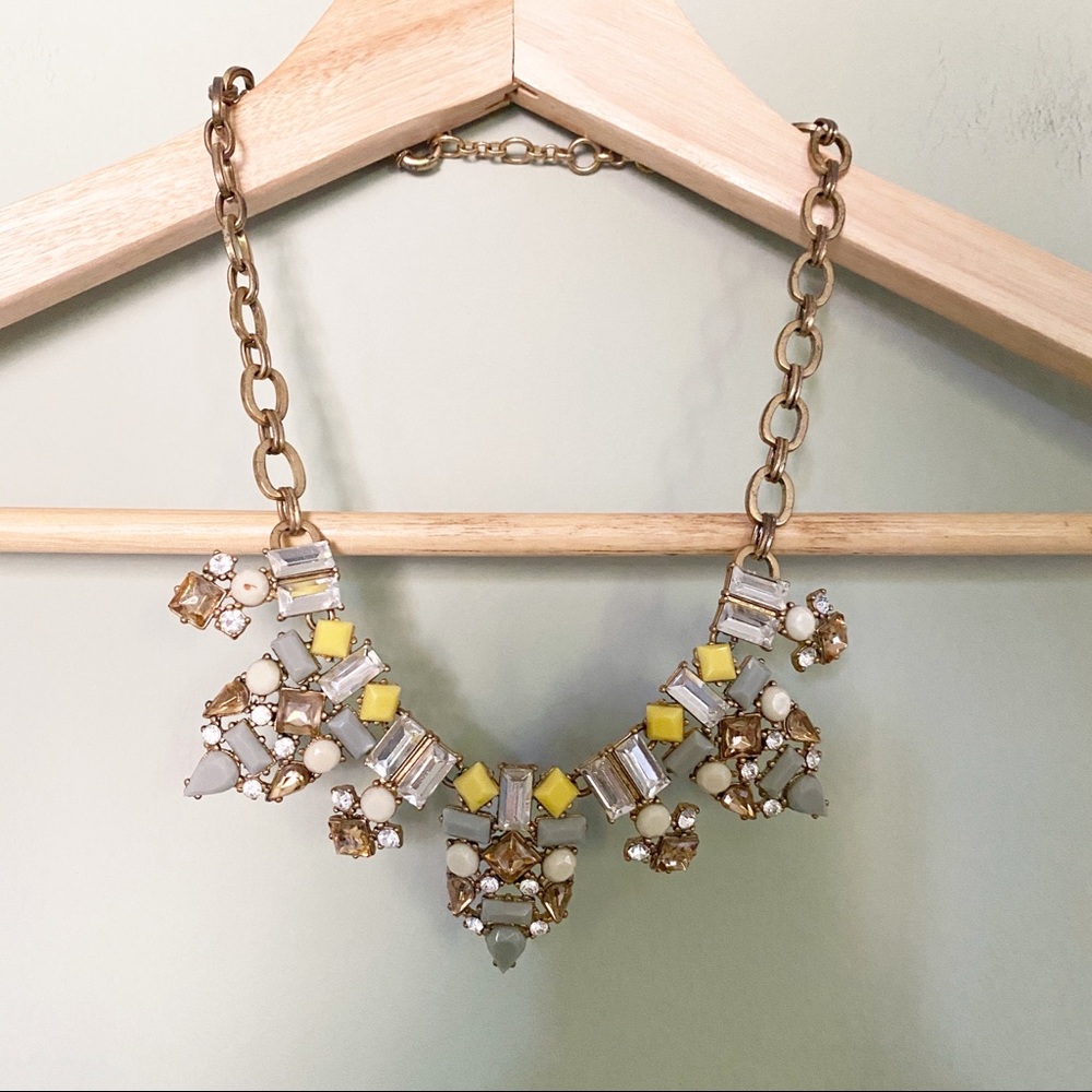 💎 J. Crew jeweled statement necklace